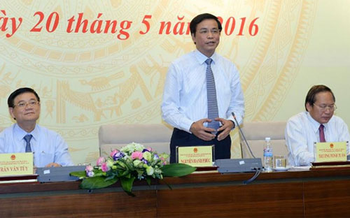 Hội đồng Bầu cử Quốc gia họp báo về công tác chuẩn bị cho ngày bầu cử đại biểu Quốc hội khoá 14.<br>