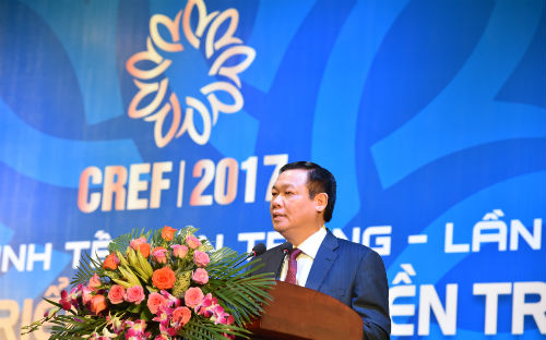 Phó thủ tướng Vương Đình Huệ - Ảnh: Việt Tuấn.<br>