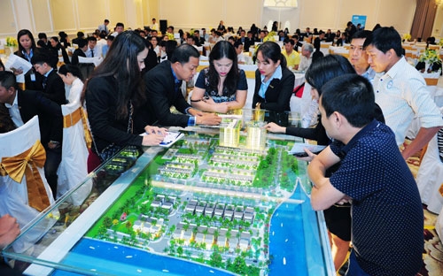 Một sự kiện mở bán dự án của Sacomreal.<br>