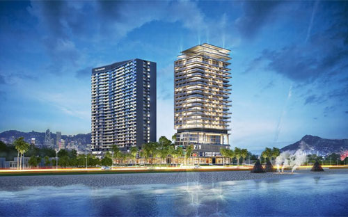 Phối cảnh dự án FLC SeaTower Quy Nhơn.