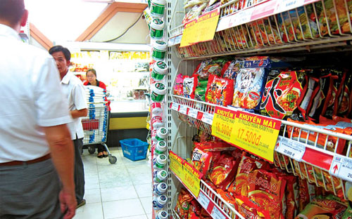 Hiện Vina Acecook đang dẫn đầu thị trường với 50% thị phần, đứng thứ hai
 là Asia Foods giữ hơn 20% và khoảng 10% là do Massan nắm giữ ở vị trí 
thứ 3. 