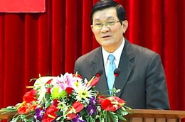 Đồng chí Trương Tấn Sang: Những quan điểm đúng đắn của Nghị quyết Trung ương 5 (khóa IX) đã mở ra thời kỳ phát triển mạnh mẽ của Kinh tế tư nhân - Ảnh: Chinhphu.vn