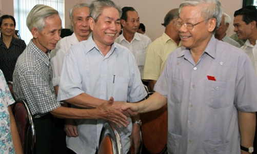 Tổng bí thư gặp gỡ cử tri
