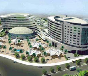 Phối cảnh dự án tổ hợp khách sạn 5 sao và Trung tâm hội nghị - Triển lãm Vũng Tàu của Dic Corp.