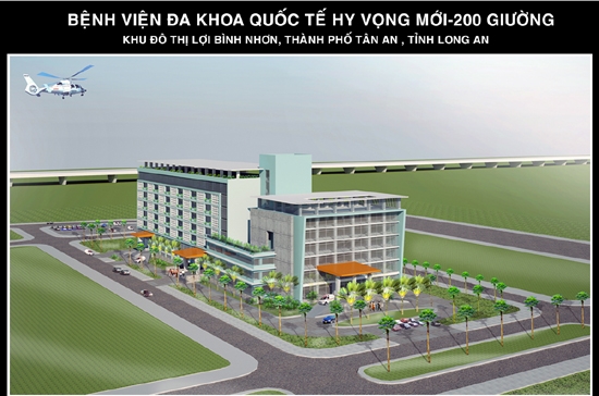 Mô hình dự án Bệnh viện Đa khoa của DRH.