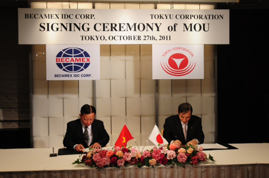 Lễ ký kết diễn ra lại Tokyo.