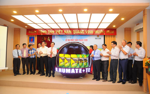 Phân bón cao cấp N.Humate+TE được sản xuất trên cơ sở dây chuyền công nghệ hiện đại của nhà máy Đạm Cà Mau.