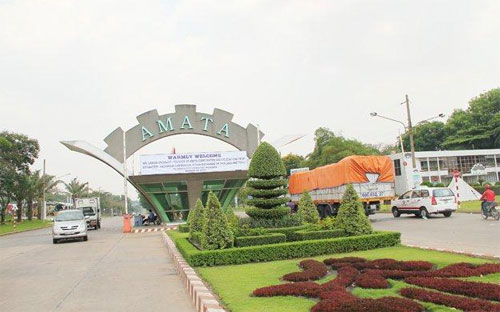 Một dự án khu công nghiệp của Tập đoàn Amata (Thái Lan) tại Việt Nam.