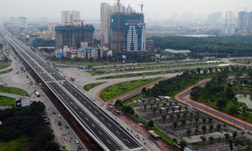 Thông xe tuyến đường trên cao hiện đại nhất Hà Nội