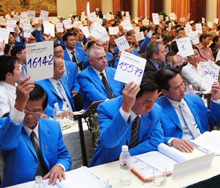 Đại hội cổ đông Sacombank năm 2007.