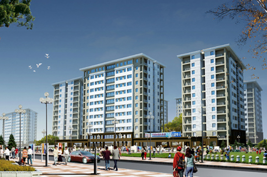 Nhà thu nhập thấp Đặng Xá dự kiến hoàn thành và đưa vào sử dụng tháng 5/2012.