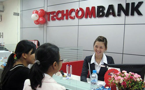 Giao dịch tại một chi nhánh của Techcombank.<br>