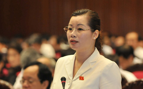 Đại biểu Quốc hội Đỗ Thị Huyền Tâm.<br>