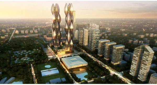 Khu đất 4,2 ha nằm ở ngã ba Phạm Hùng - Đỗ Đức Dục, Hà Nội.<br>