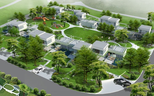 Phối cảnh dự án Ivory Bungalow của Công ty Archi Land.<br>