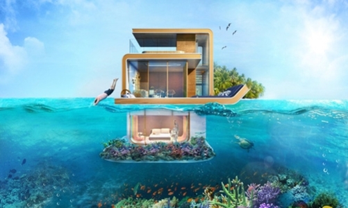 [Video] Nhà nổi xa xỉ triệu “đô” trên biển Dubai