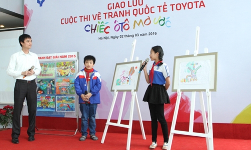 Toyota tổ chức cuộc thi vẽ tranh “chiếc ôtô mơ ước”