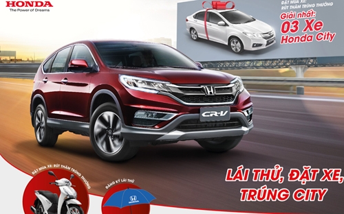 Các mẫu xe lái thử gồm mẫu xe SUV 5 chỗ ngồi đang khá đắt khách trên thị
 trường CR-V, mẫu sedan cỡ nhỏ City phiên bản mới, mẫu sedan cỡ trung 
cao cấp Accord nhập khẩu nguyên chiếc và mẫu MVP cao cấp Odyssey nhập 
khẩu nguyên chiếc.
