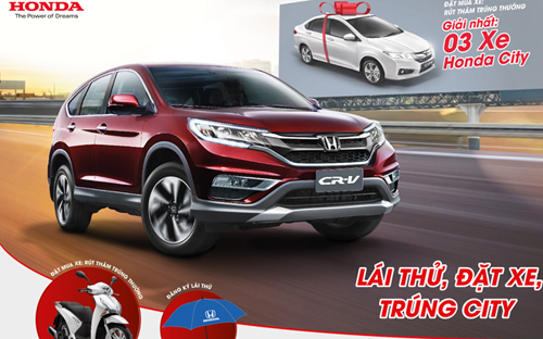 Các mẫu xe lái thử gồm mẫu xe SUV 5 chỗ ngồi đang khá đắt khách trên thị
 trường CR-V, mẫu sedan cỡ nhỏ City phiên bản mới, mẫu sedan cỡ trung 
cao cấp Accord nhập khẩu nguyên chiếc và mẫu MVP cao cấp Odyssey nhập 
khẩu nguyên chiếc.