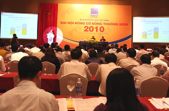 Đại hội cổ đông năm 2010 của PVI.