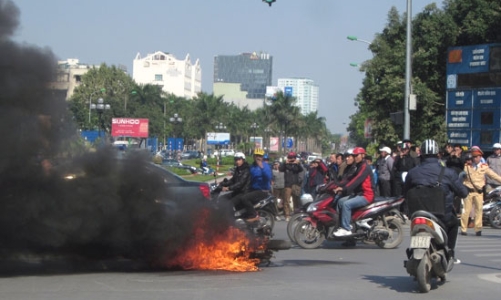 Honda Việt Nam phản hồi hiện tượng cháy xe máy