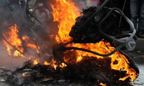 Tăng cường phòng, chống cháy nổ ôtô, xe máy