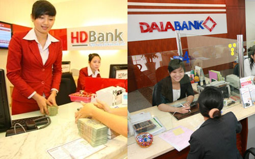 Giao dịch tại HDBank và DaiABank.<br>