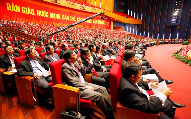 9h30 ngày 26/1, đại biểu tiến hành bỏ phiếu bầu Ban Chấp hành Trung 
ương khoá 12 tại hội trường, kết quả sẽ được công bố vào cuối chiều 
cùng ngày.