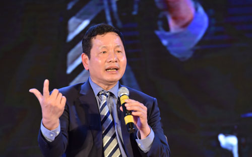 Ông Trương Gia Bình, Chủ tịch Tập đoàn FPT - Ảnh: Việt Tuấn.<strong><br></strong>