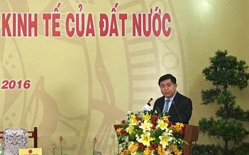 Bộ trưởng Bộ Kế hoạch và Đầu tư Nguyễn Chí Dũng.