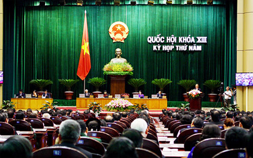 499 vị đại biểu Quốc hội khóa 13, sáng 20/5 cùng bước vào kỳ họp thứ 5, kéo dài một tháng tại Thủ đô Hà Nội.