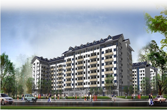 Phối cảnh tổng thể Ehome 3.