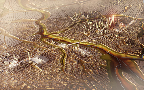 Dự án thủ đô mới của Ai Cập có diện tích 700 km, nằm ở sa mạc phía đông Cairo - Ảnh: CNN.