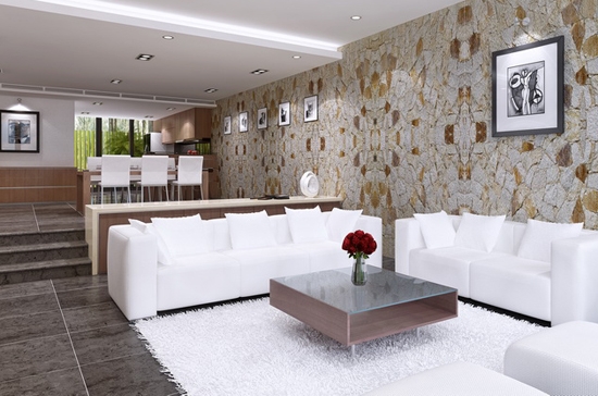 Phối cảnh bên trong biệt thự  Flamingo Villa 6.