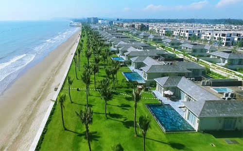 Quần thể du lịch nghỉ dưỡng sinh thái FLC Sầm Sơn, một trong những tài sản sinh lời của Tập đoàn FLC từ năm 2015.