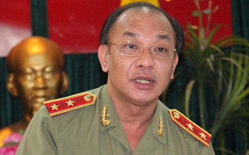 Giám đốc Công an Tp.HCM Trung tướng Lê Đông Phong.<br>