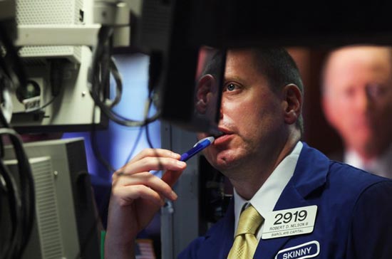 Khoảng 4,76 tỷ cổ phiếu được chuyển nhượng trên cả ba sàn New York, 
American và Nasdaq, thấp hơn mức trung bình trong vòng 5 ngày gần đây - Ảnh:<br>