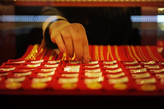 Giá vàng quốc tế đêm qua đã trượt mạnh xuống dưới ngưỡng 1.600 USD/ounce - Ảnh: Getty.