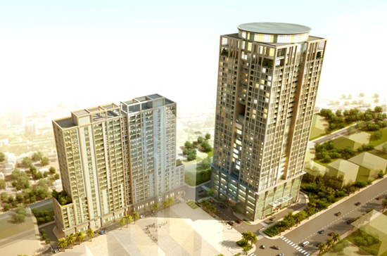 Phối cảnh dự án tại 187 Giảng Võ - Ba Đình - Hà Nội.