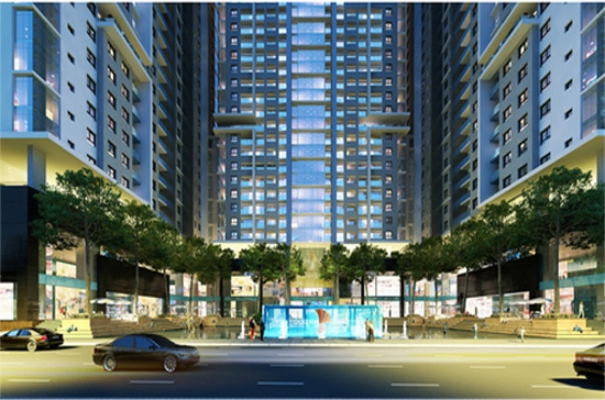 Dự án bao gồm 5 tòa nhà cao từ 25 – 33 tầng, trong đó tòa nhà chung cư cao cấp có tổng diện tích sàn xây dựng khoảng 140.590 m2.