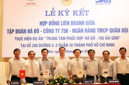 Lễ ký kết dự án.