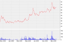 Biểu đồ diễn biến giá cổ phiếu HLY từ tháng 11/2008 đến nay - Nguồn: VNDS.