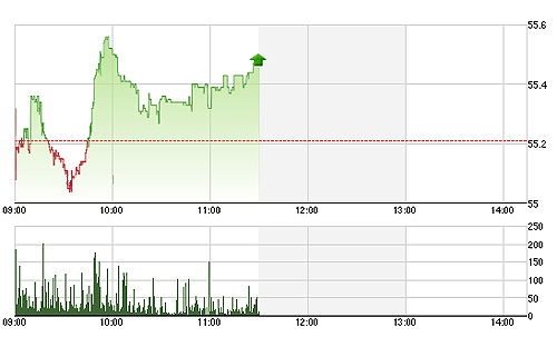 HNX-Index điều chỉnh rõ rệt hơn VN-Index do ảnh hưởng của một số cổ phiếu lớn.