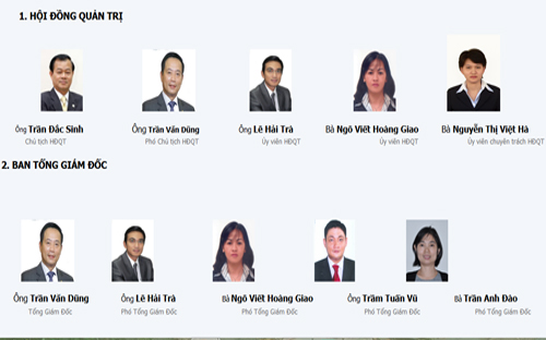 Ban lãnh đạo của HOSE - Nguồn: HOSE.<br>