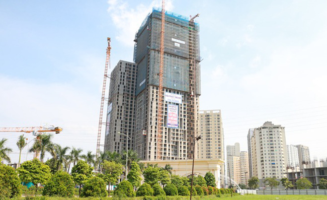 Dự án HPC Landmark 105 đang trong quá trình hoàn thiện.<br>