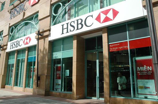Trụ sở HSBC tại Tp.HCM.