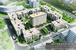 Dự án Happy House Garden do Công ty HUD3 làm chủ đầu tư.