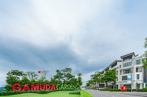 Sắp tới, khu đô thị Gamuda Gardens sẽ mở cổng chính vào khu đô thị từ tuyến đường nội khu liên thông với các trục đường lớn.
