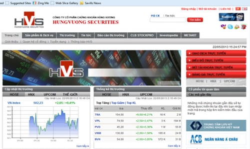 Một cổ đông ngoại nắm 45,51% vốn Chứng khoán Hùng Vương