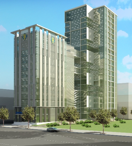 Phối cảnh dự án khu căn hộ chung cư Hùng Vương.